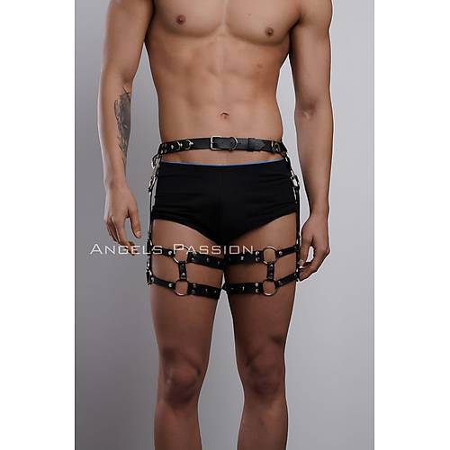 Erkek Bacak Harness, Bacak Pantolon Kemeri, Erkek Ksa Jartiyer - APFTM94