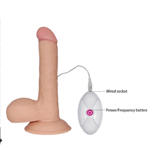 LOVETOY UR3 Yeni Nesil Titreimli 19 cm Realistik Vibratr Dildo