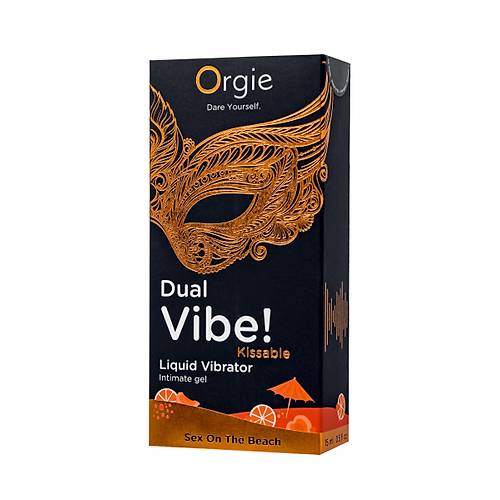 Orgie Dual Vibe Kissable Sex on the Beach � �ift Etkili Yenilebilir Kayganla�t�r�c� Jel 15 ml