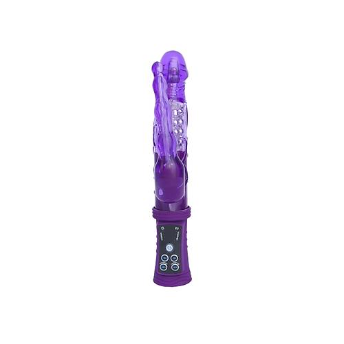 A-Toys by RED  Anal-Vajinal Vantuzlu Vibratr, mor, 22 cm