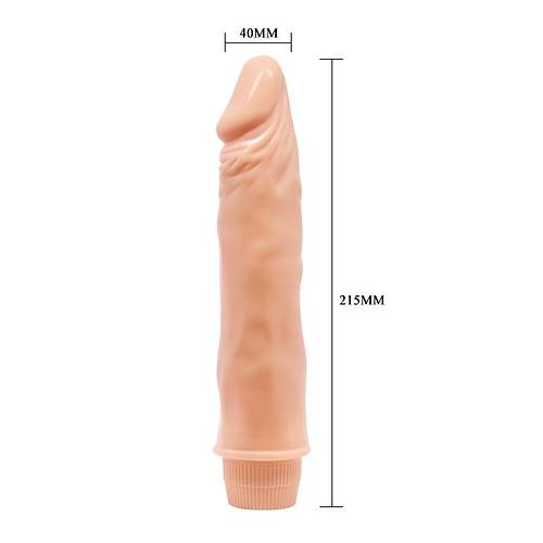 X-Vibe 21 CM Gl Titreimli Realistik Vibratr Gereki Penis