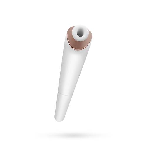 Satisfyer 2 NG Vakum Dalgal Klitoral Stimlatr, ABS plastik, beyaz, 17 cm