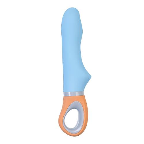 Flovetta Bluebell Silikon Titreimli Vibratr  Mavi, 18,5 cm