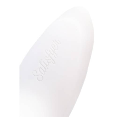 Satisfyer Pro Plus Klitoral Vibratr, Silikon + ABS plastik, beyaz, 19 cm