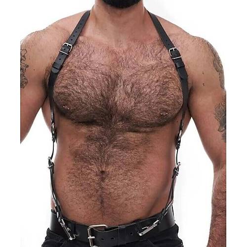 Erkek Deri Harness - APFTM222