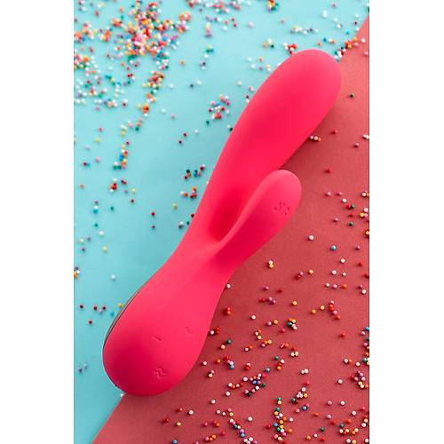 Satisfyer Mono Flex Connect App Red Vibratr, silikon, krmz, 20,4 cm