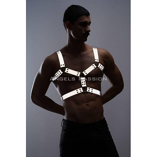 Erkek Gs Harness - Reflektrl (Karanlkta Yansyan) Gs Harness - APFTM78