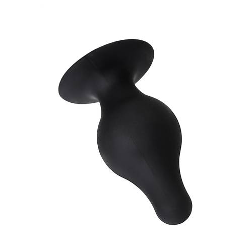 Erotist Spade Anal Plug, S, Silekspan, siyah, 8 cm