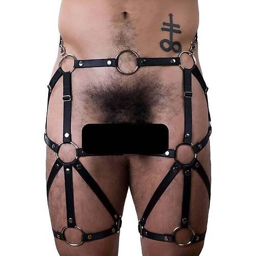 Erkrk Fantazi Lastik Jartiyer Harness - APFTM189