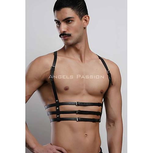 3 Sral Erkek Gs Harness, k T-Shirt zeri Aksesuar - APFTM107