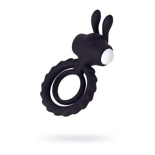 JOS BAD BUNNY Penis Halkas, silikon, siyah, 9 cm