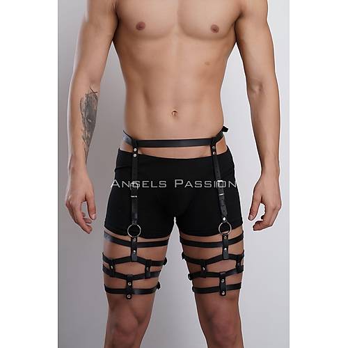 Erkek Bacak Harness, Bacak Kemer ve Bacak Aksesuar, Tarz Erkek Bacak Kemer - APFTM173