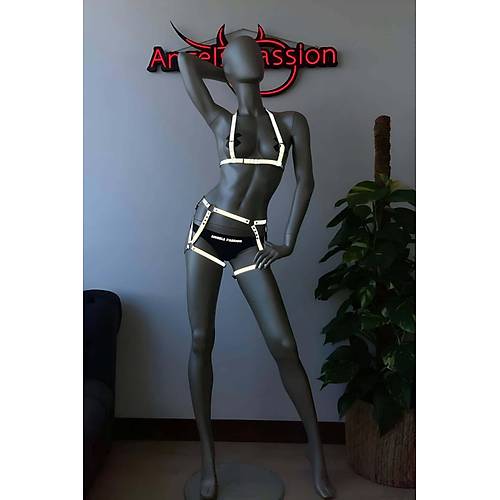 Kalay Saran Karanlkta Parlayan Reflektrl Harness - APFT480