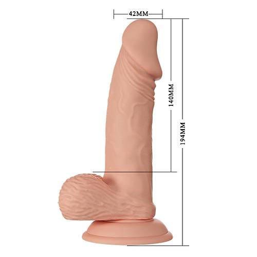 20 CM Vantuzlu Gereki Yapda Dildo Realistik Penis