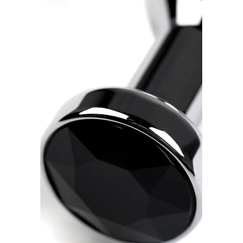 Metal by  Anal Plug, Metal, gm, siyah kristalli, 11 cm,  3 cm, 95 g
