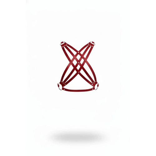 K�rm�z� G���s Harness Deri �apraz �eritli V�cut Aksesuar� - APFT867