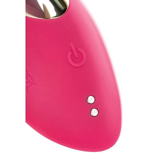 JOS Pimpit Kilot i Vakum Dalgas Vibratr, Silikon, Pembe, 9 cm