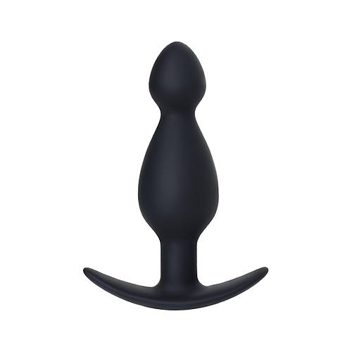 A-Toys by RED  Anal Plug, boyut M, silikon, siyah, 11,5 cm