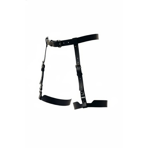Siyah Jartiyer Harness Deri Ayarlanabilir Bacak Aksesuar� - APFT133