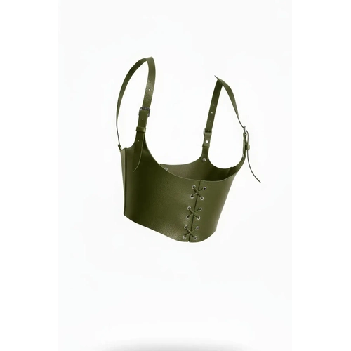 Omuzdan Ask�l� Haki Korse Kad�n Kemer, Haki Kad�n Deri Kemer - APFT1428