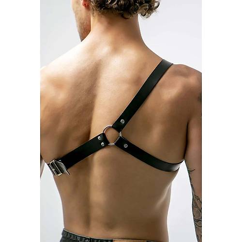 Tek Omuz Deri Erkek Harness - APFTM211