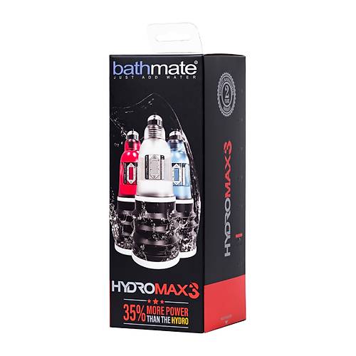 Bathmate HYDROMAX3 hidrolik pompa, ABS plastik, transparan, 22 cm