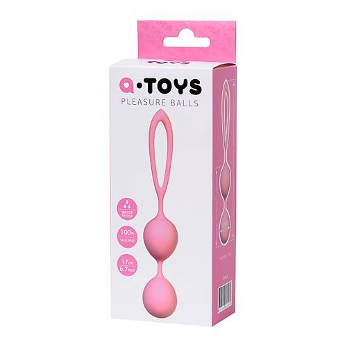 A-Toys by TOYFA Rai Vajinal Toplar, silikon, pembe, 17 cm
