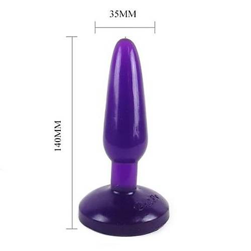 Butt Plug 14 CM Vantuzlu Anal Dildo Anal Plug Anal Penis Tka