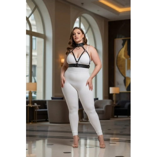 B�y�k Beden Siyah Kad�n Harness Tak�m O