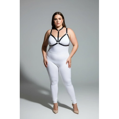 B�y�k Beden Siyah Kad�n Lastik Harness ��k V�cut Aksesuar� - APFT93