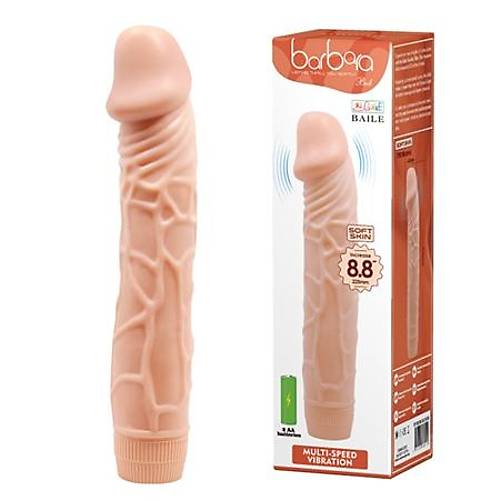 Gl Titreimli 23Cm Realistik Vibratr Gerekci Penis Dildo