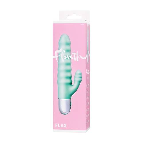 Flovetta by Toyfa Flax Klitoral Stimlasyonlu  Vibratr, silikon, cam gbei, 17,5 cm