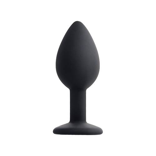 POPO by   Anal Plug, silikon, siyah, 7,2 cm, Ø 2,8 cm, 25 g