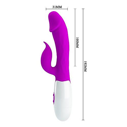 19 CM 30 Hz Titreimli Teknolojik Vibratr Klitoral Masturbatr