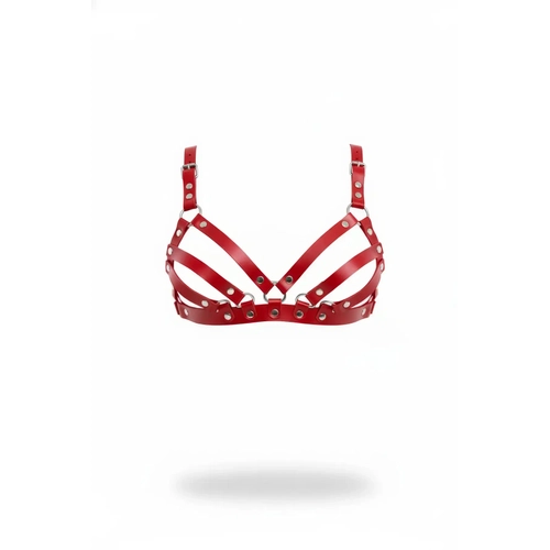 K�rm�z� G���s Harness Deri Z�mbal� Detayl� - APFT733