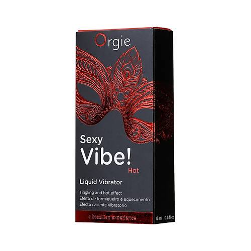 ORGE Sexy Vibe Hot Isnma ve Titreim etkisi olan Masaj Jeli, 15 ml