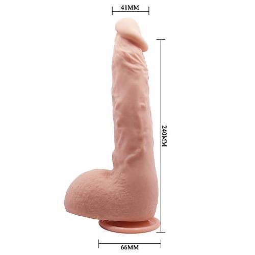 Beautiful 24 CM Sper Gereki Vantuzlu Damarl Dildo Penis