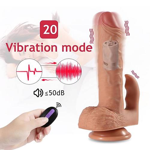 USB arjl 21 cm Klitoris Uyarcl Penis Vibratr