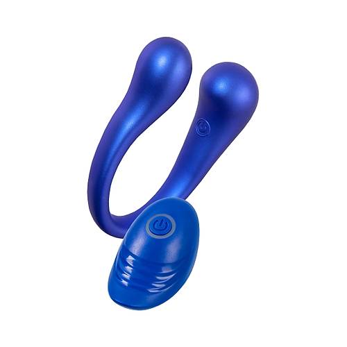 LEroina APP Etern ok Fonksiyonlu Uygulama ve Kumanda Kontroll Silikon Vibratr  Mavi, 23 cm