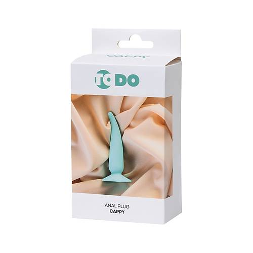 ToDo by RED Sarru anal klf, silikon, mavi, 12,5 cm,  2,7 cm