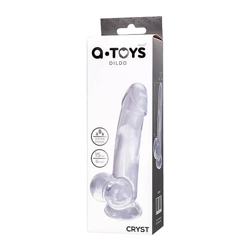 A-Toys by TOYFA Gereki Cryst yapay penis, TPE, transparan, 15 cm