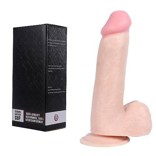 Strong 20 CM Sper Gereki Vantuzlu Kaln Realistik Penis Dildo