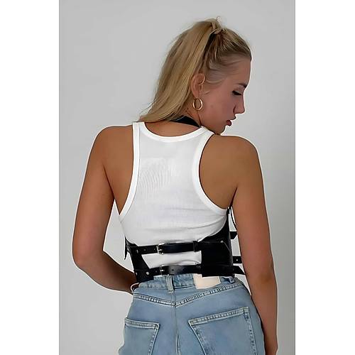 Korse Harness, Deri Gs Kemer Harness, Deri Bstiyer - APFT605