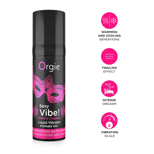 ORGE Sexy Vibe Intense Isnma ve Soutma Etkisi Olan Orgasm Masaj Jeli, 15 ml