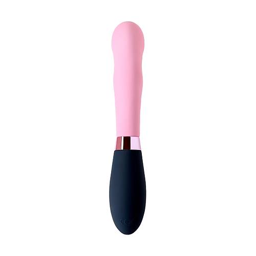 Eromantica Ornella'da 3' 1 arada masaj aleti, pembe, silikon, 21,5 cm