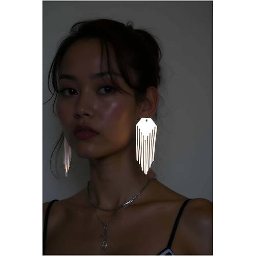 Beyaz Reflektrl Pskll Kpe, k Lazer Kesim Kpe - APBJ016