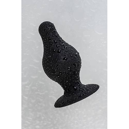 Erotist Spade Anal Plug, S, Silekspan, siyah, 8 cm