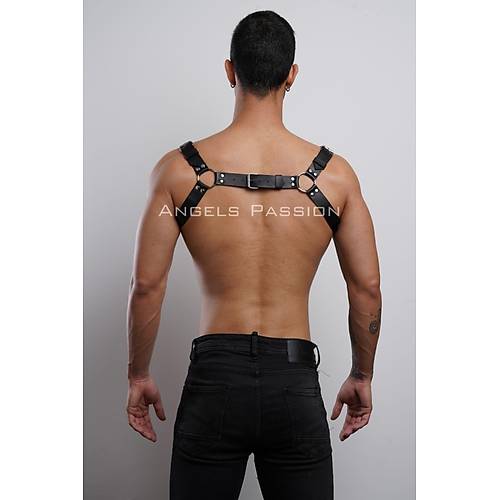 Erkek Gs Harness, Fantazi Giyim Deri Harness - APFTM7