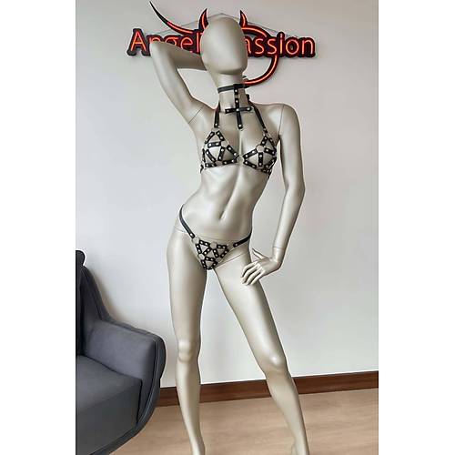 Deri Styen Takm Fantazi Harness - APFT464