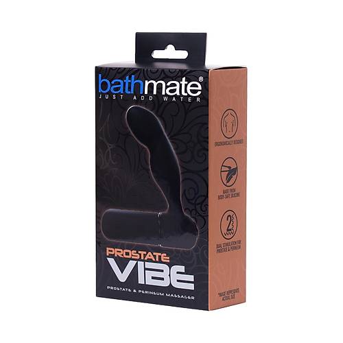 Bathmate Prostat stimlatr Vibe, ABS plastik, siyah, 10,5 cm